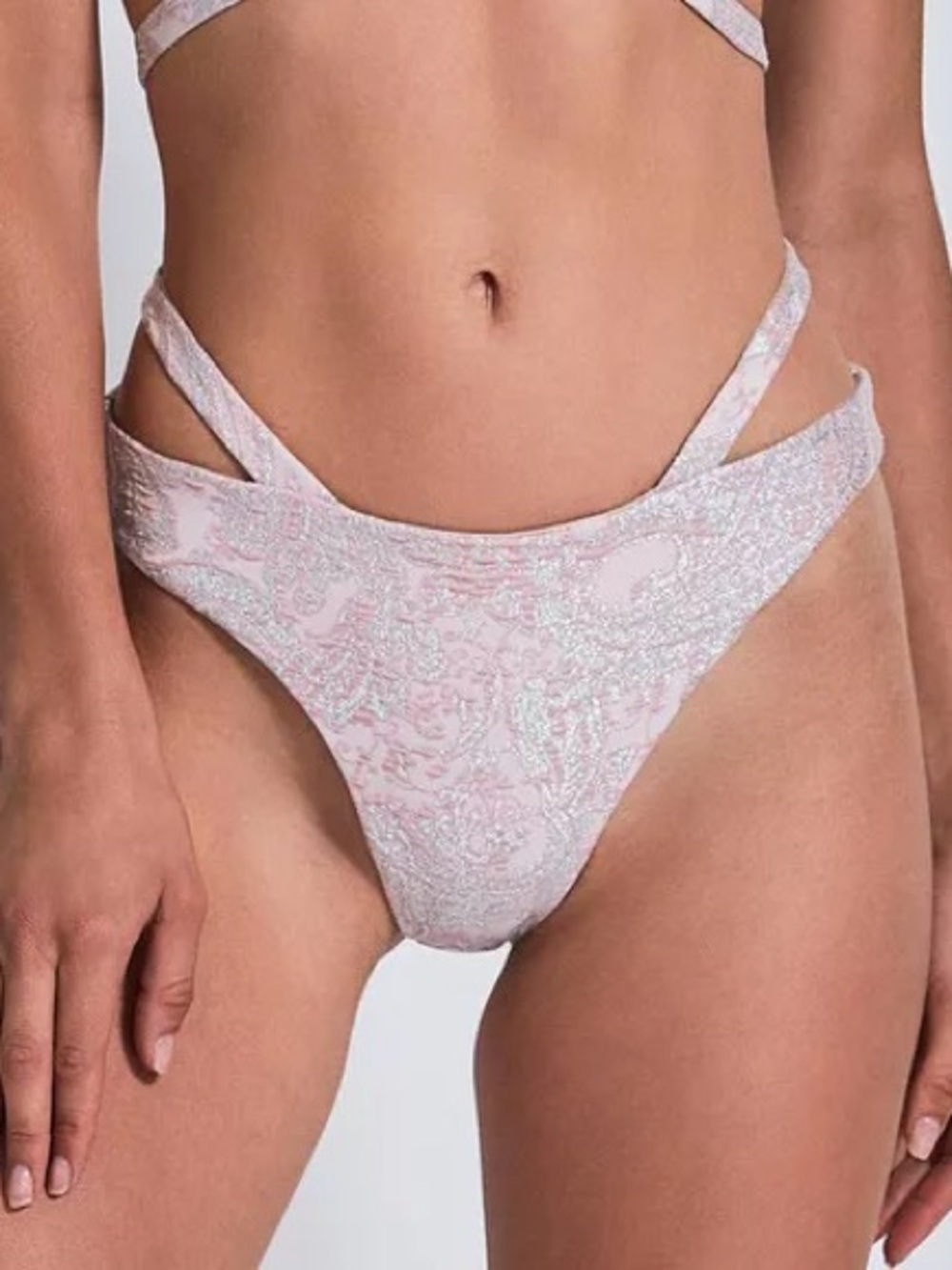 DEVON WINDSOR Juniper Double-Strap High-Cut Bikini Bottom